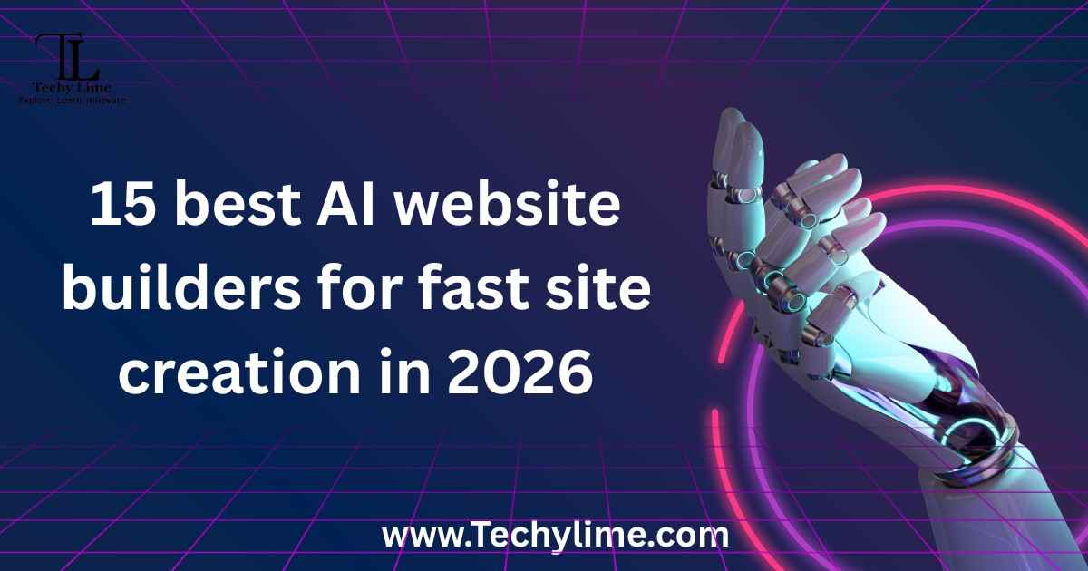 15 best AI website builders for fast site creation in 2026